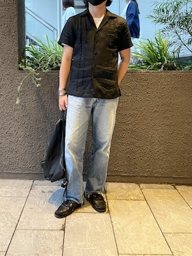 「トゥアレグシルバー」｜ふーがさん（メンズ・172cm）の夏コーディネート