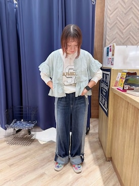 「CUBE SUGAR（キューブシュガー）のアイテム」を使った、mai.yさん（レディース・153cm）の夏コーディネート