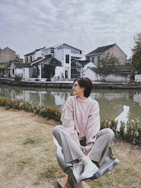 「GRL」｜mizichen♡̆̈さん（キッズ・135cm）の秋コーディネート