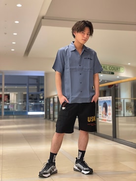 大山凌さん（メンズ・174cm）の夏コーディネート