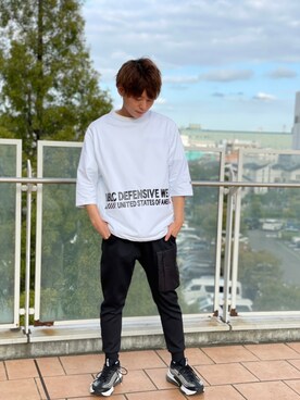 大山凌さん(メンズ・174cm)の秋コーディネート