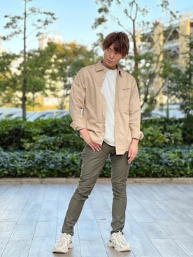 大山凌さん（メンズ・174cm）の秋コーディネート