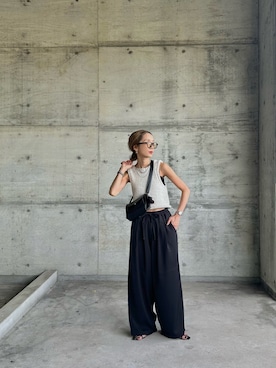 「BONLECILL（ボンルシール）のアイテム」を使った、amoriaさん（レディース・153cm）の夏コーディネート