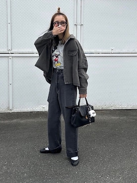 「詳細はInstagram」｜amoriaさん（レディース・152cm）の冬コーディネート