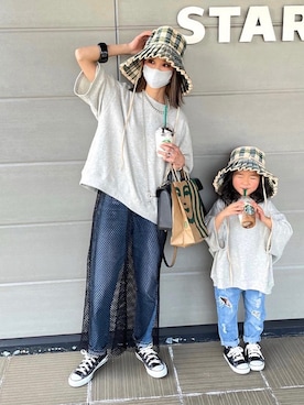 「詳細はInstagram」｜「アイテム（ワンピース/ドレス）」を使った、amoriaさん（レディース・152cm）の春コーディネート