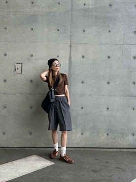 「YENNA（イェンナ）のアイテム」を使った、amoriaさん（レディース・153cm）の夏コーディネート