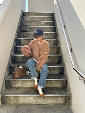 「アイテム（その他トップス）」を使った、amoriaさん（レディース・153cm）の冬コーディネート