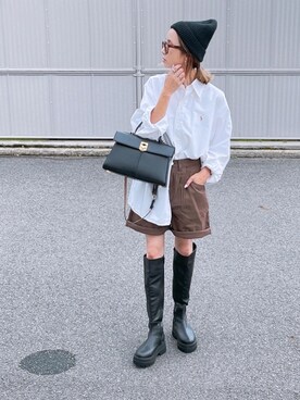 「Ralph Lauren」｜「アイテム（ブーツ）」を使った、amoriaさん（レディース・152cm）の夏コーディネート