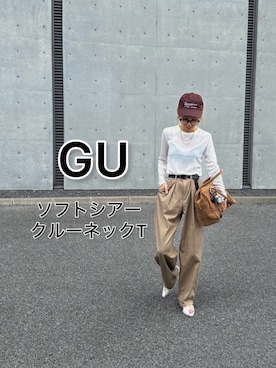 「アイテム（キャップ）」を使った、amoriaさん（レディース・152cm）の夏コーディネート