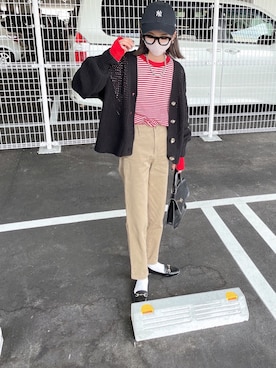 「NOMINE（ノミネ）のアイテム」を使った、amoriaさん（レディース・152cm）の冬コーディネート