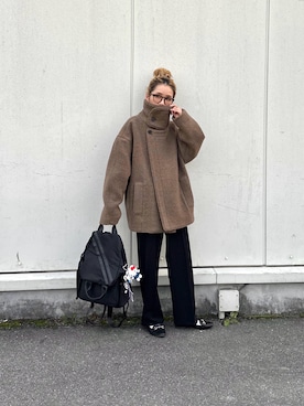 「アイテム（その他アウター）」を使った、amoriaさん（レディース・153cm）の冬コーディネート