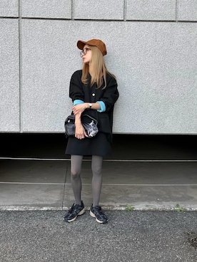 「アイテム（カーディガン/ボレロ）」を使った、amoriaさん（レディース・152cm）の秋コーディネート