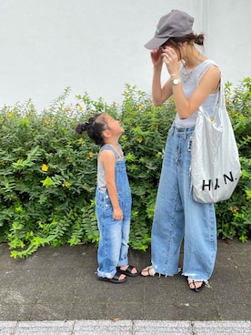 「詳細はInstagram」｜amoriaさん（レディース・152cm）の夏コーディネート