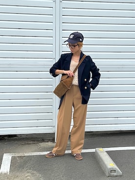 「アイテム（ベスト）」を使った、amoriaさん（レディース・152cm）の秋コーディネート