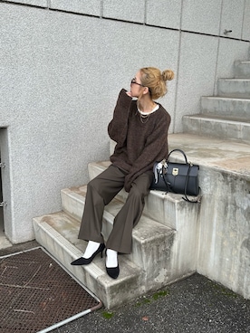 「しまむら（シマムラ）のアイテム」を使った、amoriaさん（レディース・152cm）の秋コーディネート