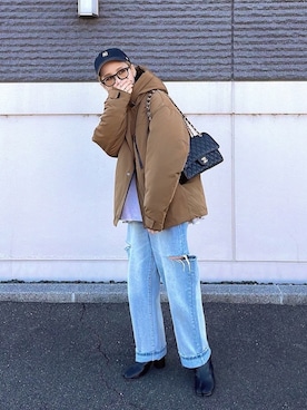 「URBAN RESEARCH Sonny Label（アーバンリサーチサニーレーベル）のアイテム（ジャケット/アウター）」を使った、amoriaさん（レディース・152cm）の冬コーディネート