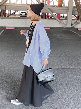 「詳細はInstagram」｜「アイテム（ワンピース/ドレス）」を使った、amoriaさん（レディース・152cm）の夏コーディネート