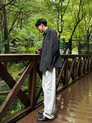 スーツ simpleproject WOOL TWISTED BELTED PANTS スーツ simpleproject WOOL TWISTED BELTED PANTS SIMPLE