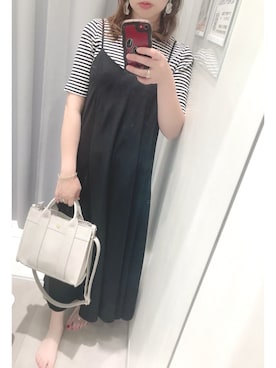 「リエディ」｜「アイテム（ワンピース）」を使った、akikoさん（レディース・155cm）の夏コーディネート
