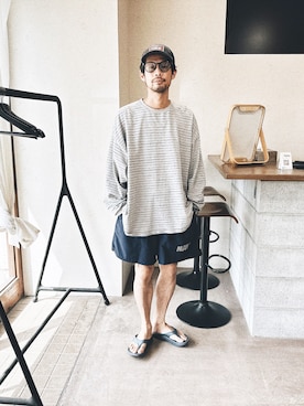 モリシタ ヨシノリさん(メンズ・173cm)の夏コーディネート