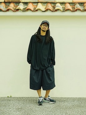 「SEE SEE（シーシー）のアイテム」を使った、モリシタ ヨシノリさん（メンズ・175cm）の秋コーディネート