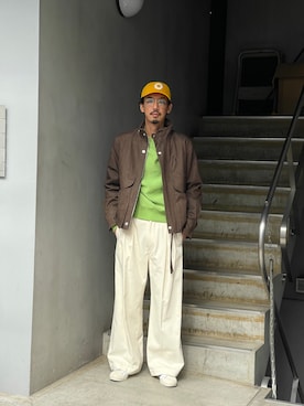 野田崇太郎 GARDEN渋谷さん(メンズ・183cm)の冬コーディネート