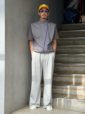 「アイテム（パンツ）」を使った、野田崇太郎 GARDEN渋谷さん（メンズ・183cm）の夏コーディネート