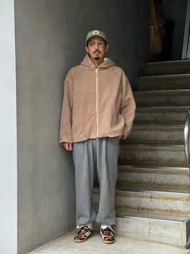 「URU（ウル）のアイテム（その他アウター）」を使った、野田崇太郎 GARDEN渋谷さん（メンズ・183cm）の秋コーディネート