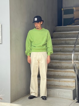 「Toironier（トワロニエ）のアイテム」を使った、野田崇太郎 GARDEN渋谷さん（メンズ・183cm）の春コーディネート