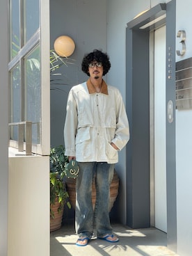 野田崇太郎 GARDEN渋谷さん（メンズ・183cm）の夏コーディネート