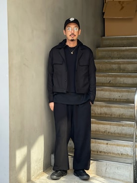 「Toironier（トワロニエ）のアイテム（ブルゾン）」を使った、野田崇太郎 GARDEN渋谷さん（メンズ・183cm）の春コーディネート
