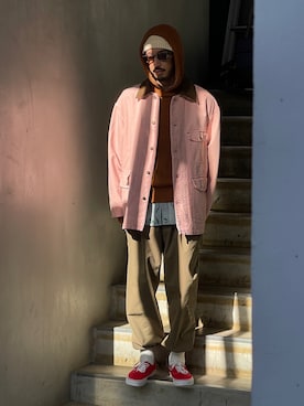 野田崇太郎 GARDEN渋谷さん（メンズ・183cm）の冬コーディネート