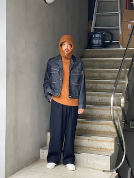 野田崇太郎 GARDEN渋谷さん（メンズ・183cm）の秋コーディネート