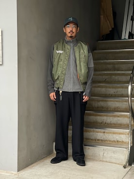 野田崇太郎 GARDEN渋谷さん（メンズ・183cm）の秋コーディネート