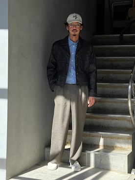 野田崇太郎 GARDEN渋谷さん（メンズ・183cm）の春コーディネート