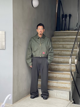 「初秋コーデ」｜「アイテム（その他アウター）」を使った、野田崇太郎 GARDEN渋谷さん（メンズ・183cm）の秋コーディネート