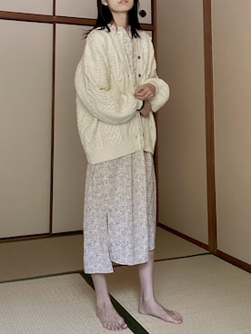 「LAKOLE（ラコレ）のアイテム（ワンピース）」を使った、defchaa さん（レディース・170cm）の秋コーディネート