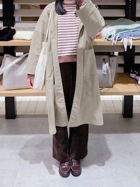 「moitytto」｜「アイテム（パンツ）」を使った、pinoさん（レディース・156cm）の秋コーディネート