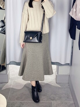 「fd style（エフディ スタイル）のアイテム」を使った、pinoさん（レディース・156cm）の秋コーディネート