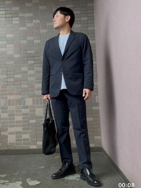 「REGAL（リーガル）のアイテム」を使った、☀︎Yonasan  さん（メンズ・167cm）の秋コーディネート