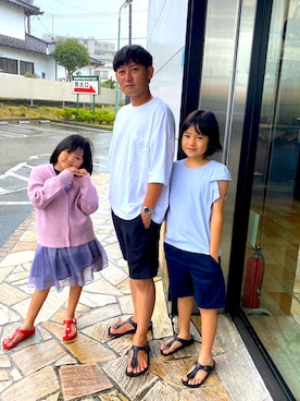 「ジーユー」｜☀︎Yonasan  さん（メンズ・167cm）の夏コーディネート