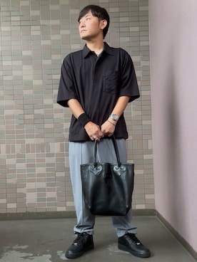 「アイテム（アナログ腕時計）」を使った、☀︎Yonasan  さん（メンズ・167cm）の秋コーディネート