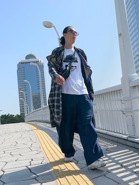 hachiさん（メンズ・186cm）の春コーディネート