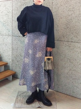 「アイテム（その他トップス）」を使った、miさん（レディース・153cm）の春コーディネート