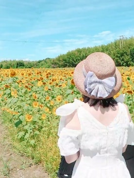 「アイテム（ワンピース）」を使った、生活ﾁｬﾝさん（レディース・156cm）の夏コーディネート