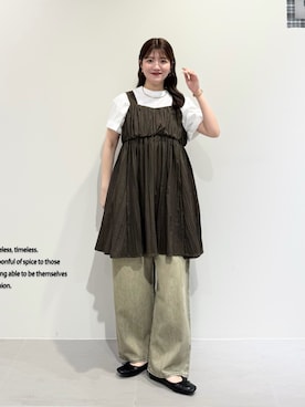 「KBF（ケイビーエフ）のアイテム」を使った、nanakaさん（レディース・155cm）の春コーディネート