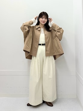 「KBF（ケイビーエフ）のアイテム」を使った、nanakaさん（レディース・155cm）の冬コーディネート