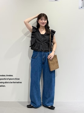 「KBF（ケイビーエフ）のアイテム」を使った、nanakaさん（レディース・155cm）の春コーディネート
