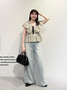 「KBF（ケイビーエフ）のアイテム」を使った、nanakaさん（レディース・155cm）の春コーディネート