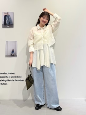 「KBF（ケイビーエフ）のアイテム」を使った、nanakaさん（レディース・155cm）の春コーディネート